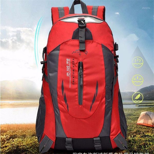 

outdoor bags lightweight sport travel hiking 40l men women waterproof cycling backpacks breathable mountain climbing bags1