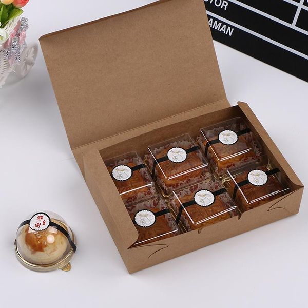 

50pcs mini size plastic macaroon gift box cupcake packaging box cake dome containers dragees wedding party favor boxes supplies sqcwmq