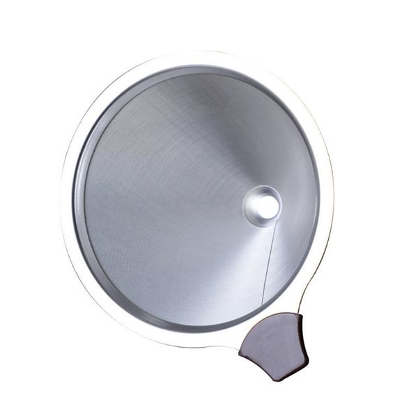 

pour over dripper stainless steel reusable drip cone coffee filter portab q0109