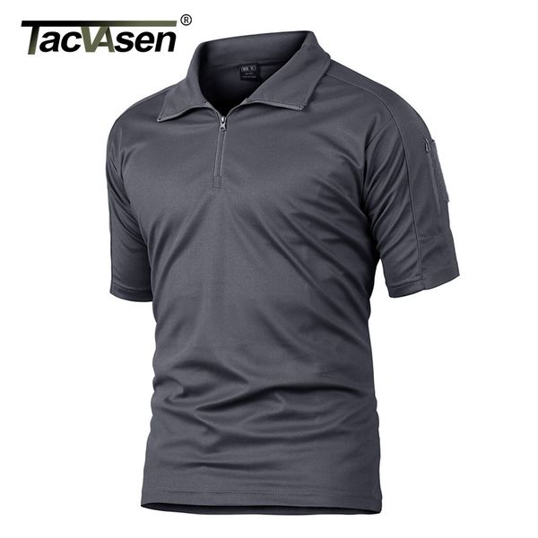 

tacvasen summer short sleeve quick dry men's military tactical t-shirts lightweight team work hiking mens clothing, White;black