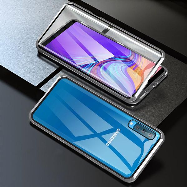 

magnetic absorption metal case for samsung galaxy a20 a30 double sided glass phone back cover samsunga20 galaxya20 galaxya30 bag h jllmkf