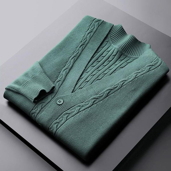 

new autumn winter turtleneck mens sweaters luxury solid color fake two piece casual male sweaters slim fit man 3xl, White;black