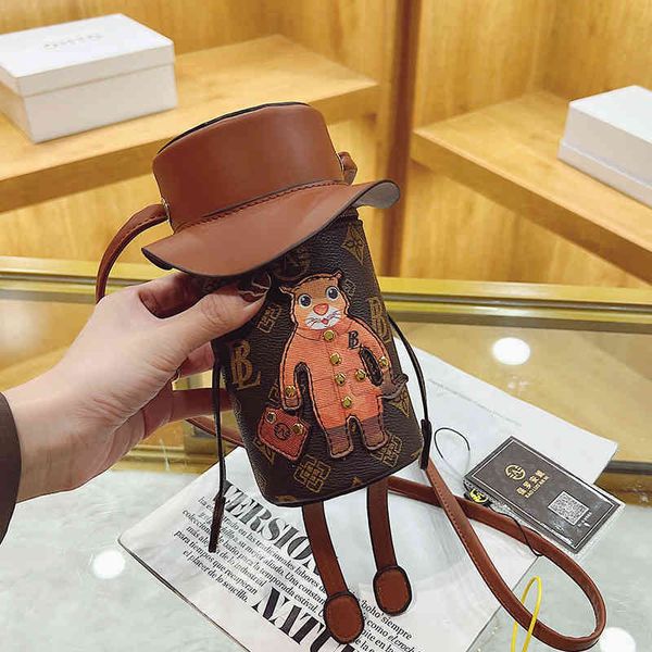 

2022 factory outlet net red small women's ins printed single shoulder messenger bag fashion mobile phone cylinder bag x8rd