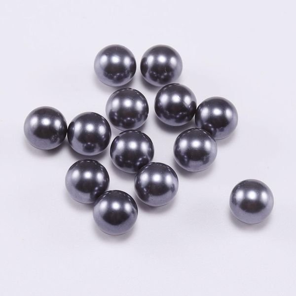 

black white round bead 3 4 6 8 10 12mm abs imitation pearl beads no hole loose beads for jewelry making findings diy accessories h bbyiep
