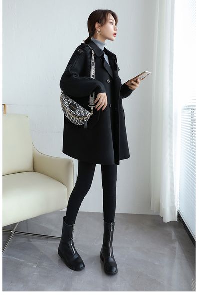 

2021 new casmere woolen sweater woman luxury designer ladies'clothes autumn kpop style, Black