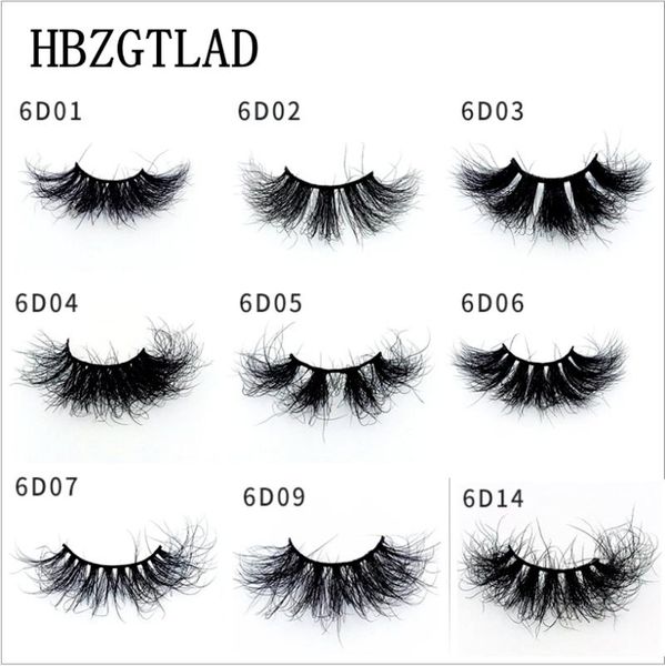 

false eyelashes fluffy lashes 25mm 3d mink dramatic long thick natural wholesale vendors makeup