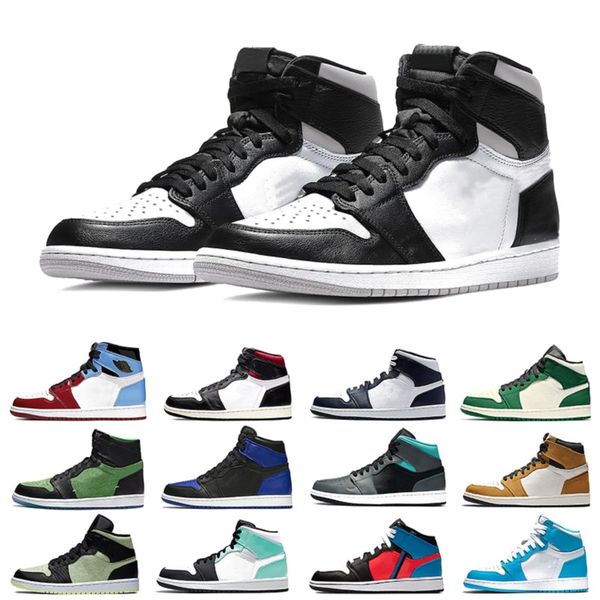 

new arrival black gold jumpman 1 mens basketball shoes bred toe banned fearless travis scotts chicago 1s men women trainers sports sneakers