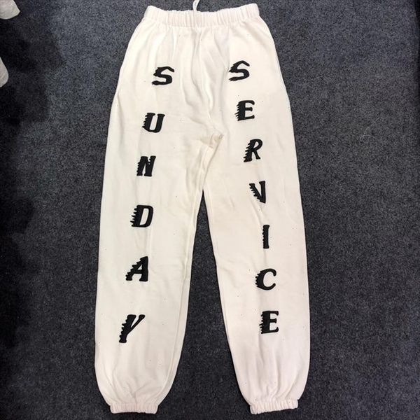 

kanye west sunday service cpfm sweatpants 1:1 hip hop sweatpants trousers mens women kanye west sports pants, Black