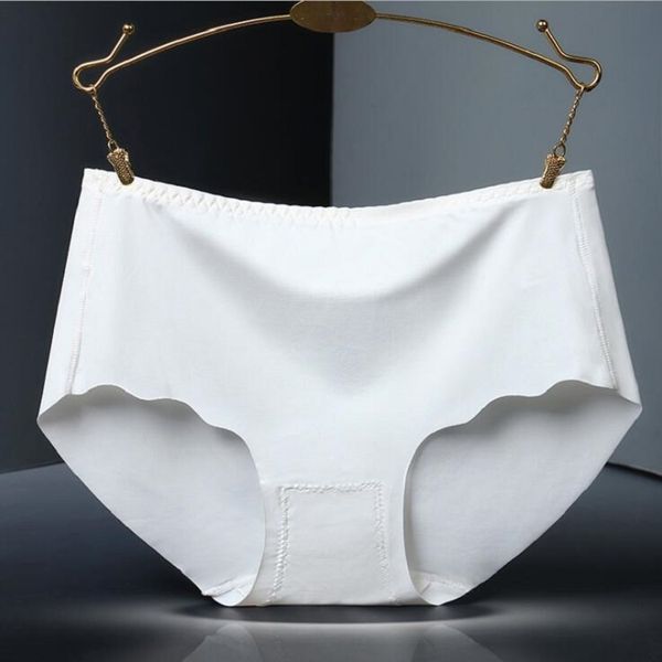 

ice silk seamless cotton file ladies underwear briefs sizexxxl, Red;black