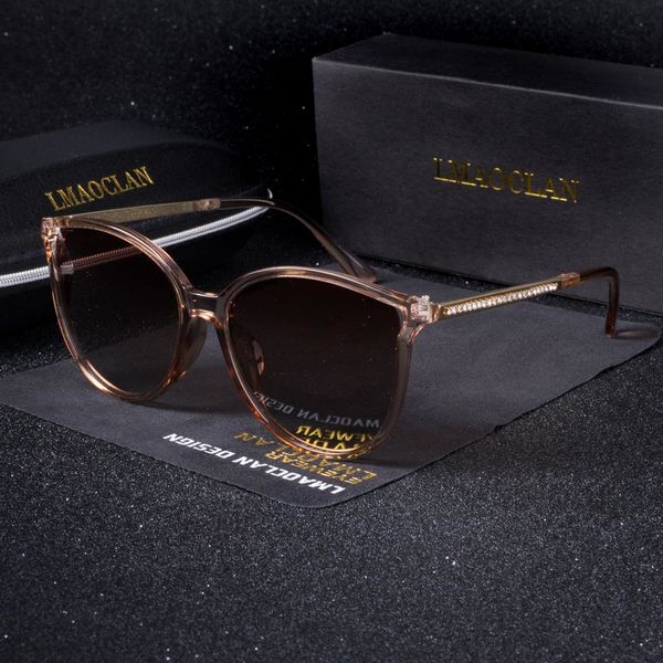 

new luxury women polarized sunglasses fashion cat eye ladies vintage brand designer female sun glasses oculos gafas