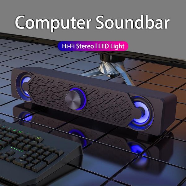 

combination speakers soundbar computer barra de sonido sound bar caixa som para pc deskaltavoces ordenador parlantes haut parleur