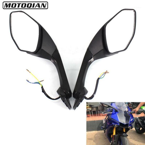 

for yzf r1 2018 motorcycle rear view mirror with turn signal light indicator side rearview mirror accessories1