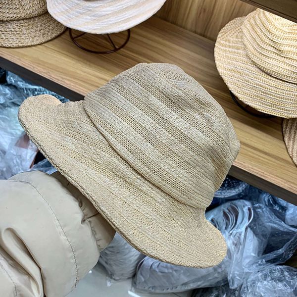 

cotton hemp versatile quality fisherman's women's new pure color adjustable sunscreen hat in spring and summer 2020, Blue;gray