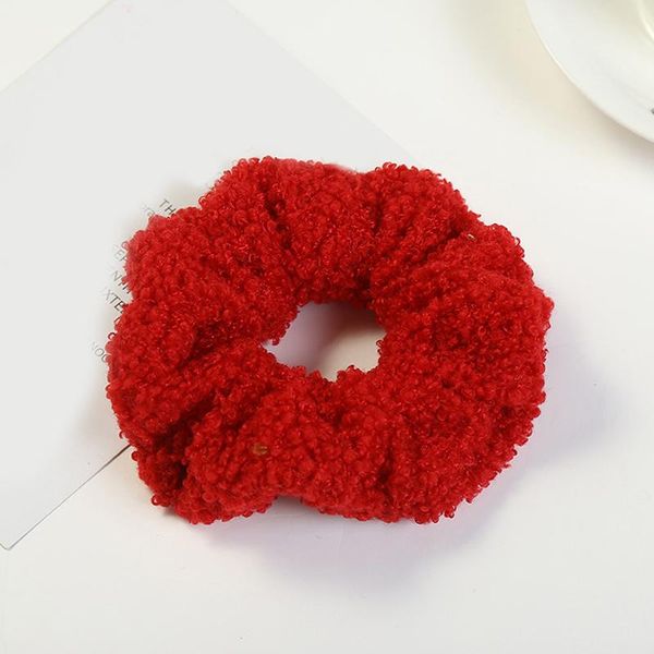 

2020 christmas women velvet scrunchies winter plush ponytail holder headbands for girls hair accessories cute scrunchy hair ties q sqcqpe