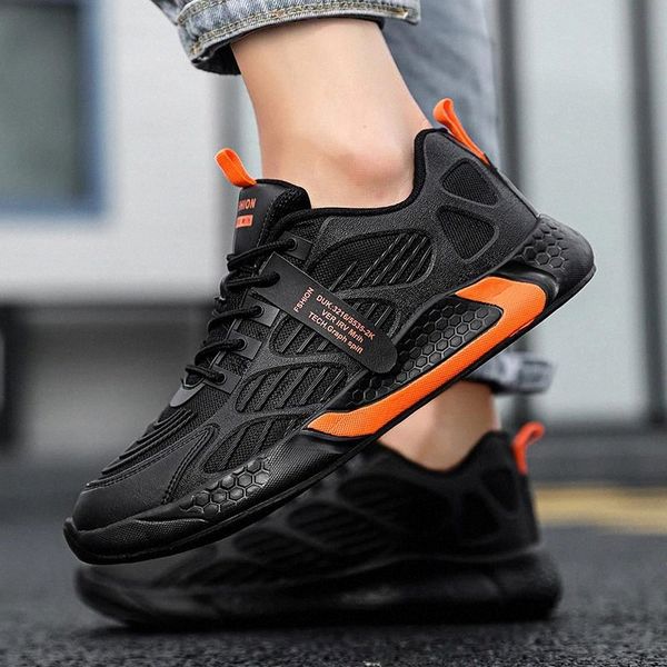

summer men sneakers in mens casual shoes mesh sneakers fashion spring shoes stylish lace flats breathable 2020 new arrival #de0h
