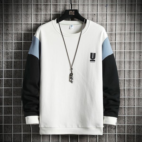 

male hooded hoodie spring fashion style folk solid casual sweatshirt 2020 new winter the-neck hoodies exsw, Black