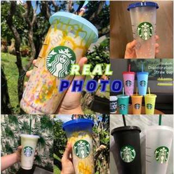

ml starbucks plastic straw cup with lid