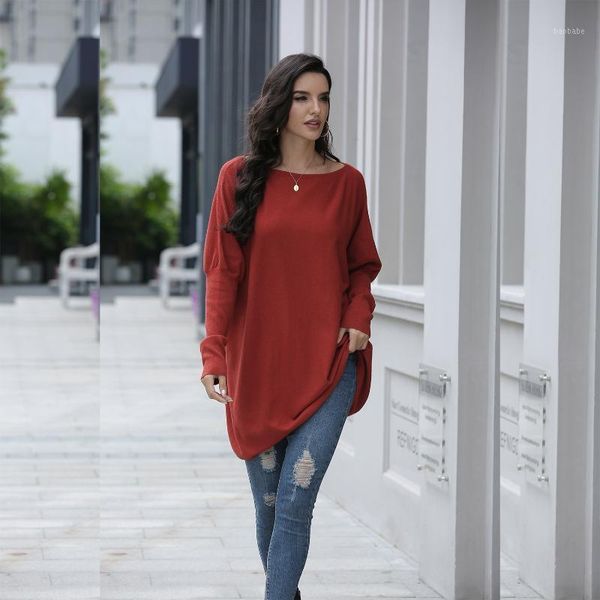 

women sweaters crew-neck casual pullover korean female long sleeve loose black off-shoulder knitted pullover sueter mujer1, White;black