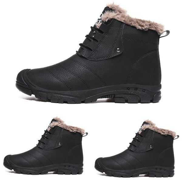 

leather designer style1 inn01 black grey plus velvet warm man boy men boots mens sneakers boot trainers outdoor walking shoes