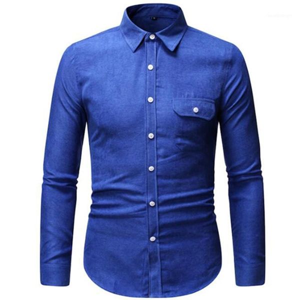 

2021 men spring autumn new shirt long sleeve corduroy european american style fashion cotton shirt male blouses1, White;black