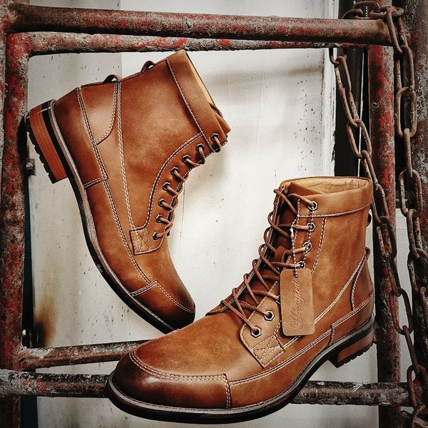 

8 12 masculinas 2020 marca confortvel moda couro botas # al607c3, Black