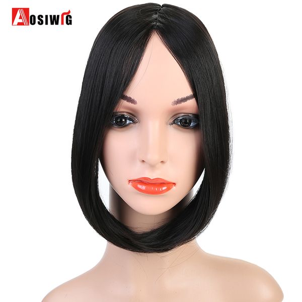 

aosiwig -- with bangs, hair extension accessories made of fake bangs, Black