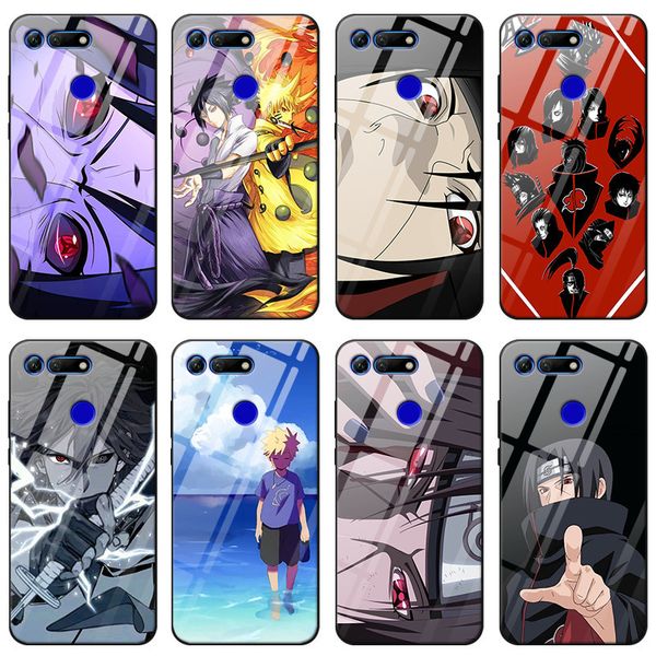 

mobile phone case suitable for writing wheel eye huawei enjoy 8a naruto p40 / pro glory v20 animation glass