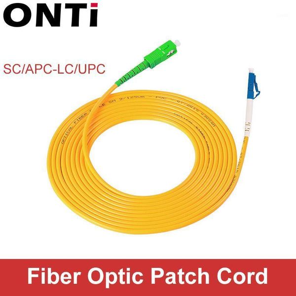 

fiber optic equipment 10pcs/bagsc-lc 3m simplex single mode g652d patch cord sc/apc-lc/upc 3.0mm pvc jacket ftth jumper1