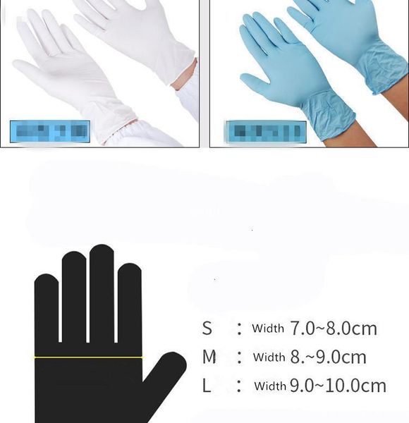 

factorykcvyus nitrile stock disposable dhl black blue 100pcs powder household cleaning salon protective dishwashing