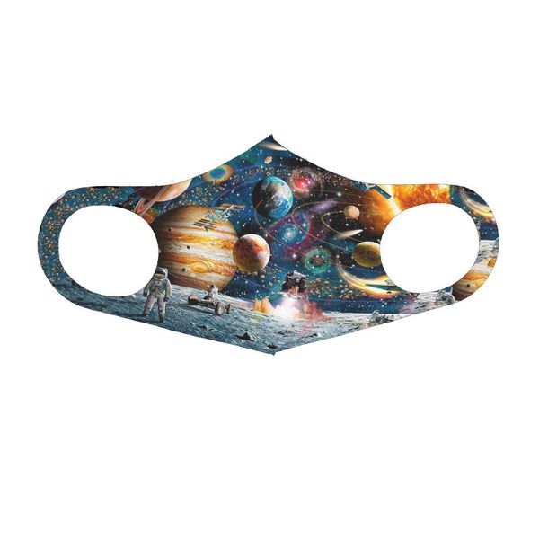 

ice facemask sky designer silk starry sponge washable breathable space cat printing dust mask