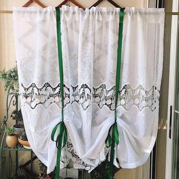 

curtain & drapes ins french style white balloon decoration door