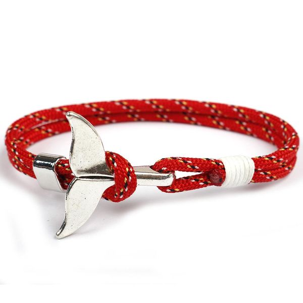 

eif dock trend anchor bracelet silver color whale tail men survival rope bracelet men male women jewelry simple hook bracelts wmtklu xhlove