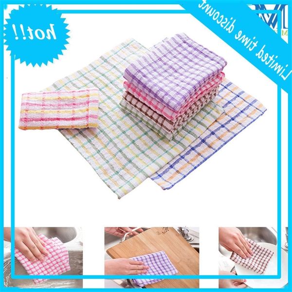 

5-stitch/batch cato tea towels table cloth 24x24cm absorbent home cleaning sinks