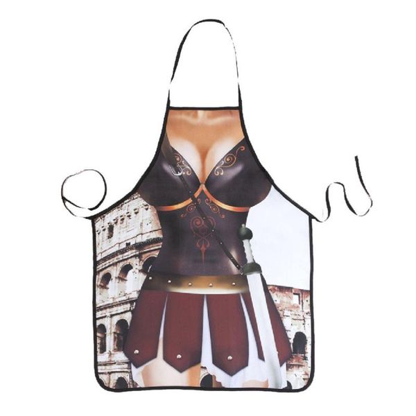 

aprons novelty cooking kitchen apron roma female printed grilling bbq