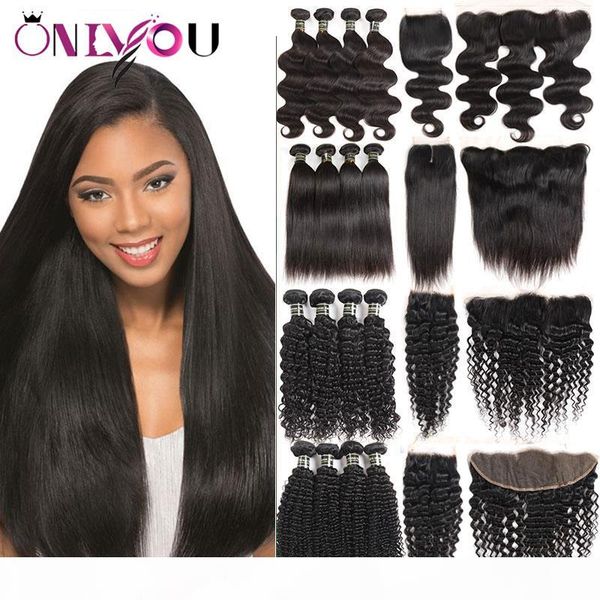 

indian virgin hair straight 4 bundles with closures wholesale price body wave human hair bundles with frontal deals deep wave bulk orders, Black;brown