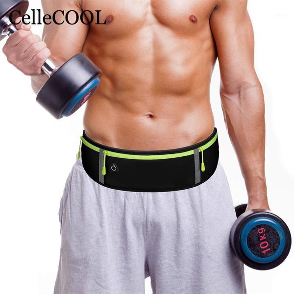 

new men's and women's same sports waist bag fitness bag portable waterproof riding waist outdoor mobile phone anti-theft1