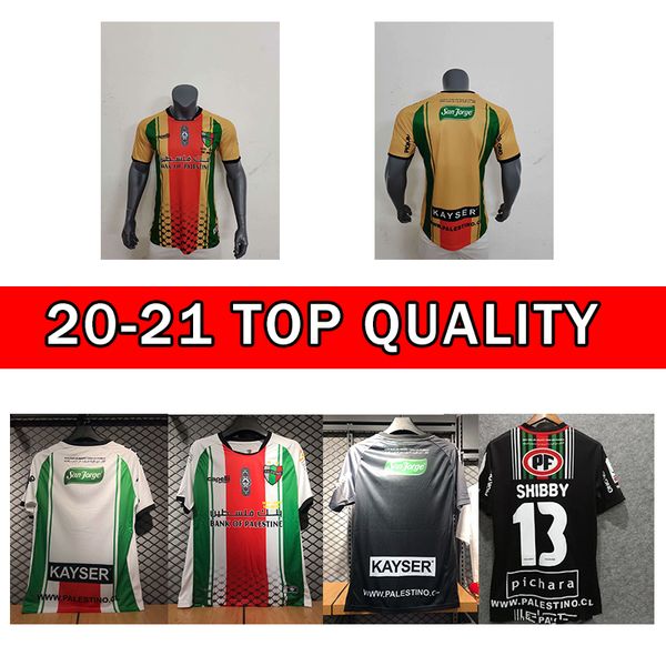 

2020 2021 cd palestino soccer jerseys chile palestino cutierrez campos rosende orres home away 3rd 20 21 football shirt s-3xl, Black;yellow