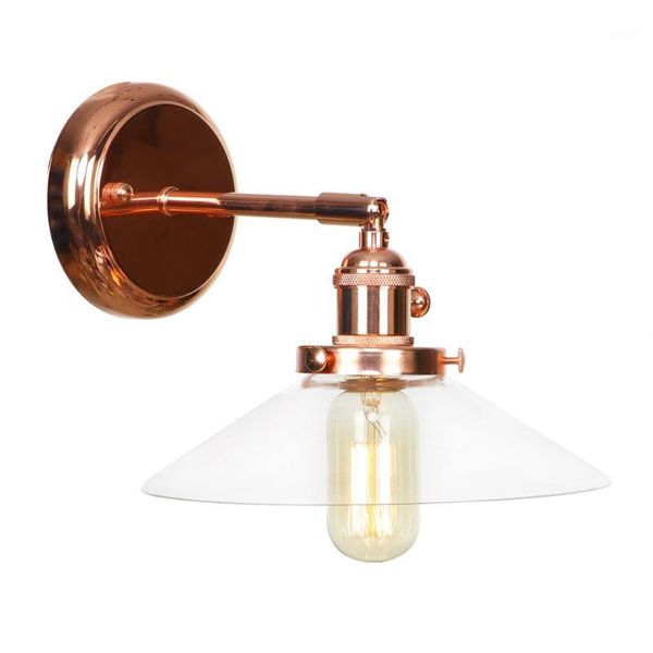 

wall lamp iwhd rose gold glass sconce light switch bathroom mirror loft industrial decor vintage aplique luz pared1