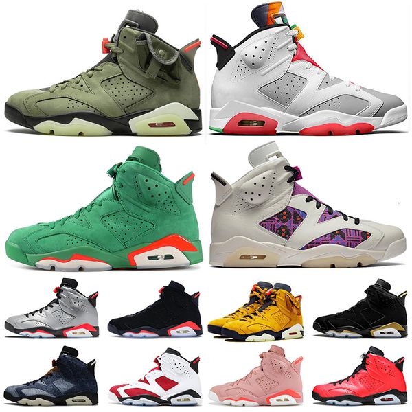 

jumpman travis scotts 6 6s hare 6 gatorade quai 54 mens trainers outdoor shoes shoes infrared size 13 sports sneakers