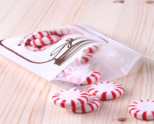 

50 шт. 9.5 см 13см opp бутылка выпечки рождественские подарочные упаковки сумки свадебное печенье конфеты пластиковая сумка дрейфующая бутыл