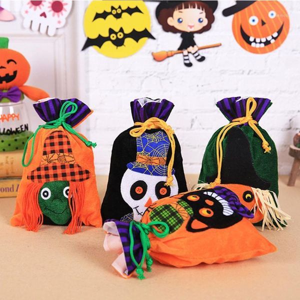 

halloween gift bag beam port drawstring bag sack party candy kid gift bags pouch1