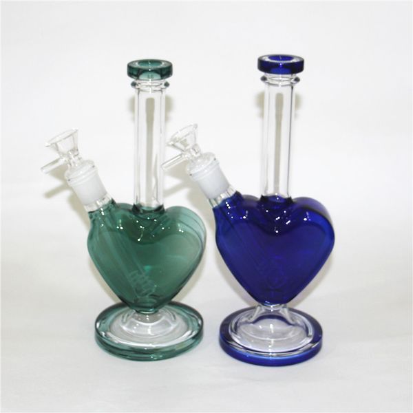 Herzformglas Becher Bong Shisha 9 