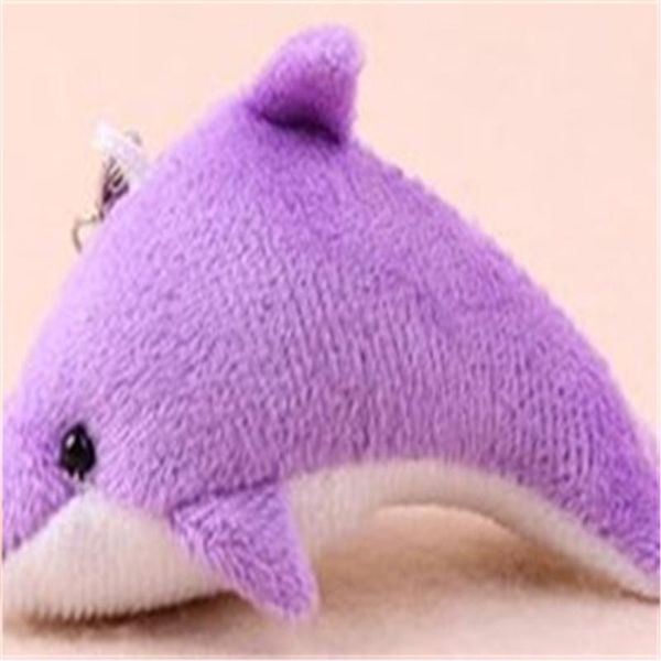 

cute 8colors stuffed dolphin 5cm plush toy doll string pendant decor plush toy soft dolphin toy wmtbib