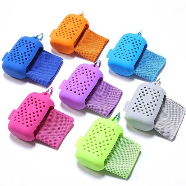 

sports running towel cold feeling cooling ice quick drying polyester towel for yoga travel gym outdoor camping hiking1