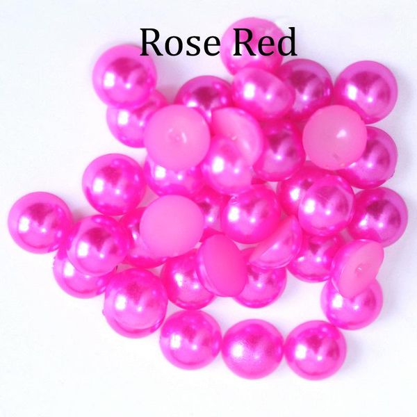

2 3 4 5 6 8 10 12 14 mm acrylic beads pearl imitation half round flatback red black pink bead for jewelry making diy accessories h wmthmx