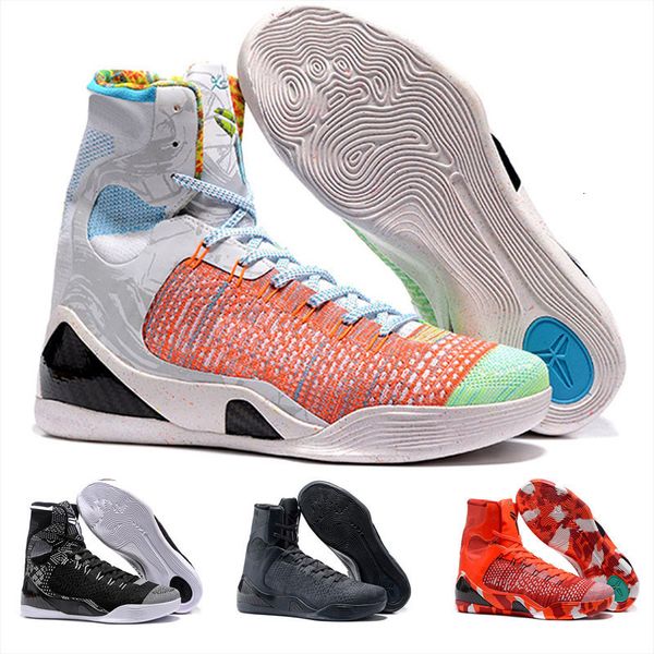 

mamba day 9 ix high weaving bhm/easter/christmas sale 9s kids men basketball shoes