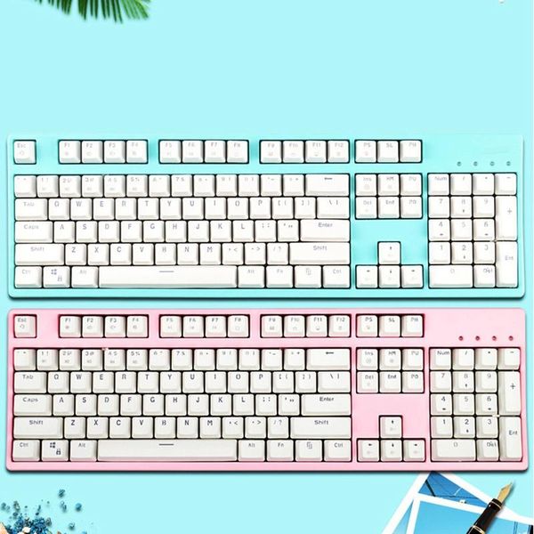 

youth version mechanical keyboard 104-key axis rgb full-key non-rush gaming mechanical keyboard notebook