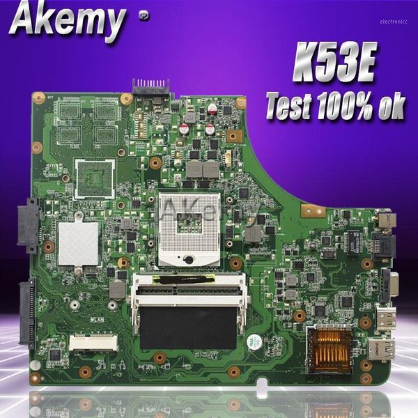 

akemy k53e lapmotherboard for asus k53e k53sd k53 a53e a53s x53s x53e p53 test original mainboard gm1