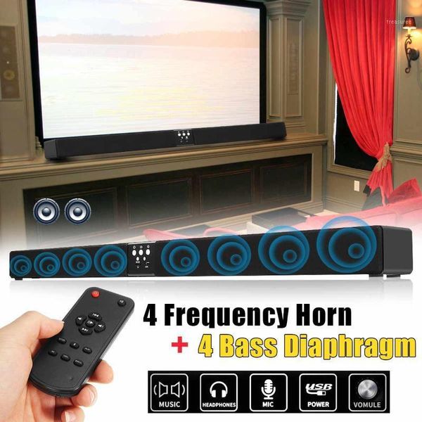 

60w soundbar speaker 108cm tv sound bar wireless bluetooth 4.0 speaker mp3 3d surround sound home theater system wall mountable1