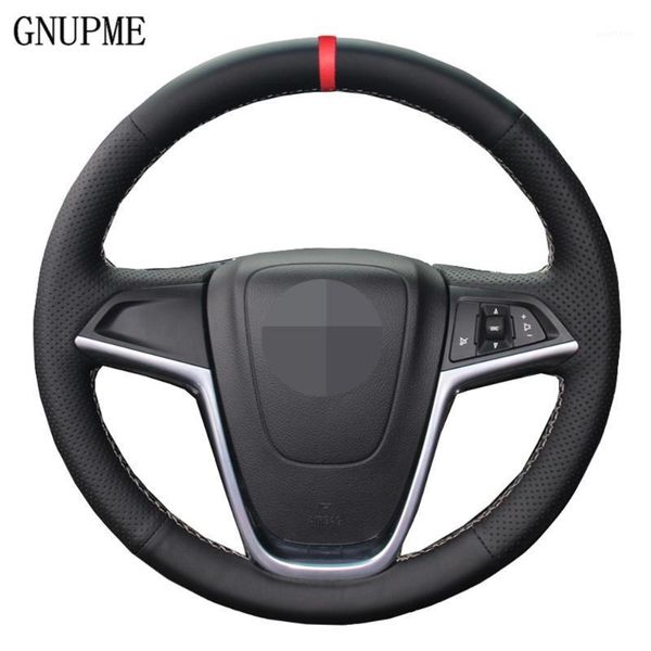 

black car steering wheel cover for astra (j) 2010-2020 ampera 2012-2020 meriva (b) 2010-2020 zafira tourer astra gtc1
